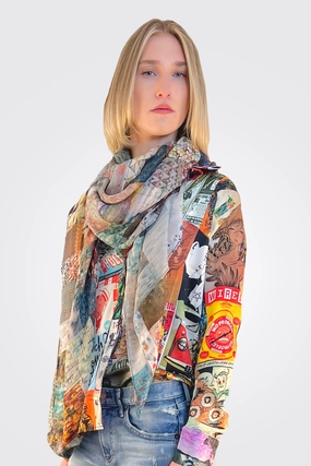 Surprise Offer Now Todays Hot Savings Scarf - Moire Print