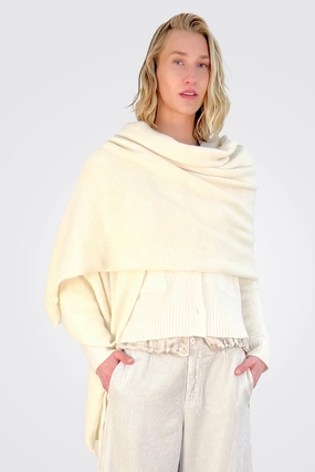 Wrap Scarf - Ivory Hot Clearance Now Limited Time Sale