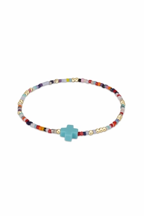 Exclusive Deal Inside Egirl Hope Unwritten Signature Cross Bracelet- Hot Mess