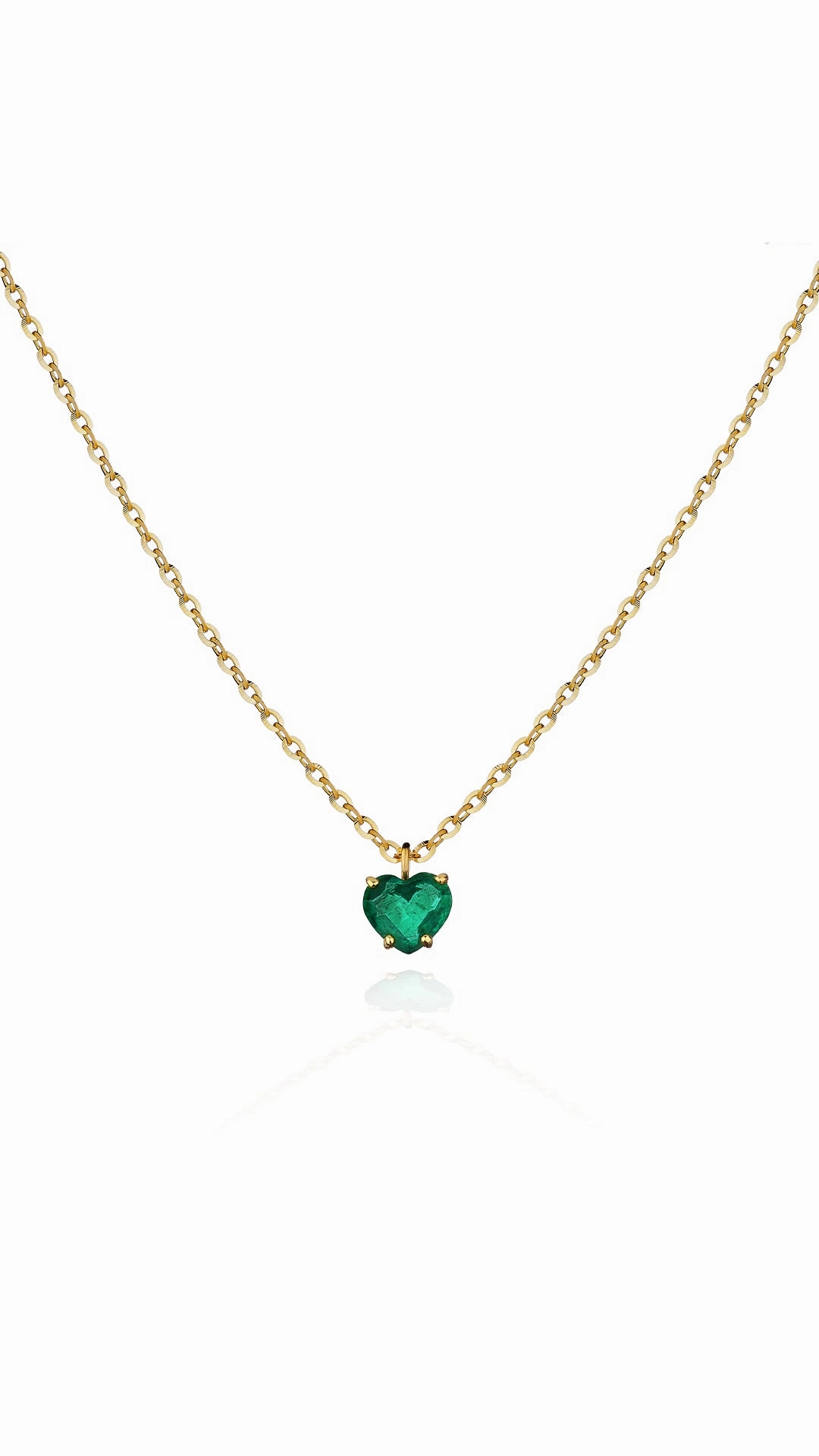 Emerald Heart Pendant Necklace Limited Offer Alert