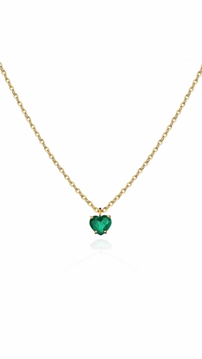 Emerald Heart Pendant Necklace Limited Offer Alert
