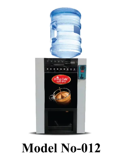 Primo Caf Coffee Vending Machine, Silver & Black