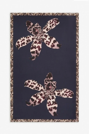 Special Online Offer Clearance Event Printed Pareo Scarf Navy