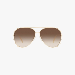 Grab Your Savings Punk Stud Pilot Alexander Mcqueen Sunglasses