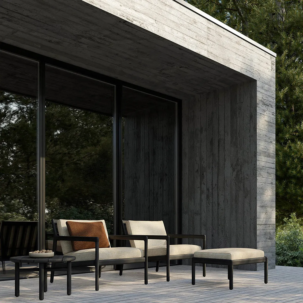 Quatro Outdoor Round Coffee Table
