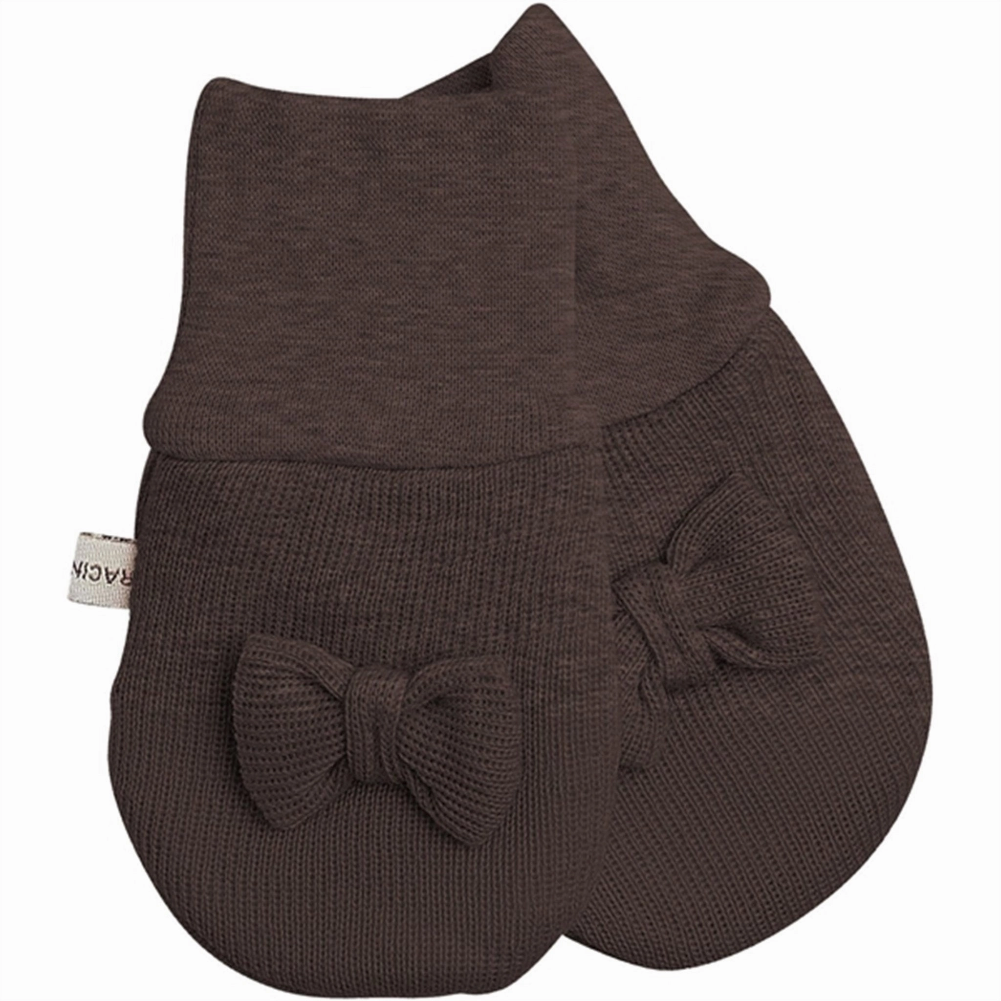 Racing Kids Baby Mittens Without Thumb With Bow Chocolateel Big Clearance Event Best Deal Today