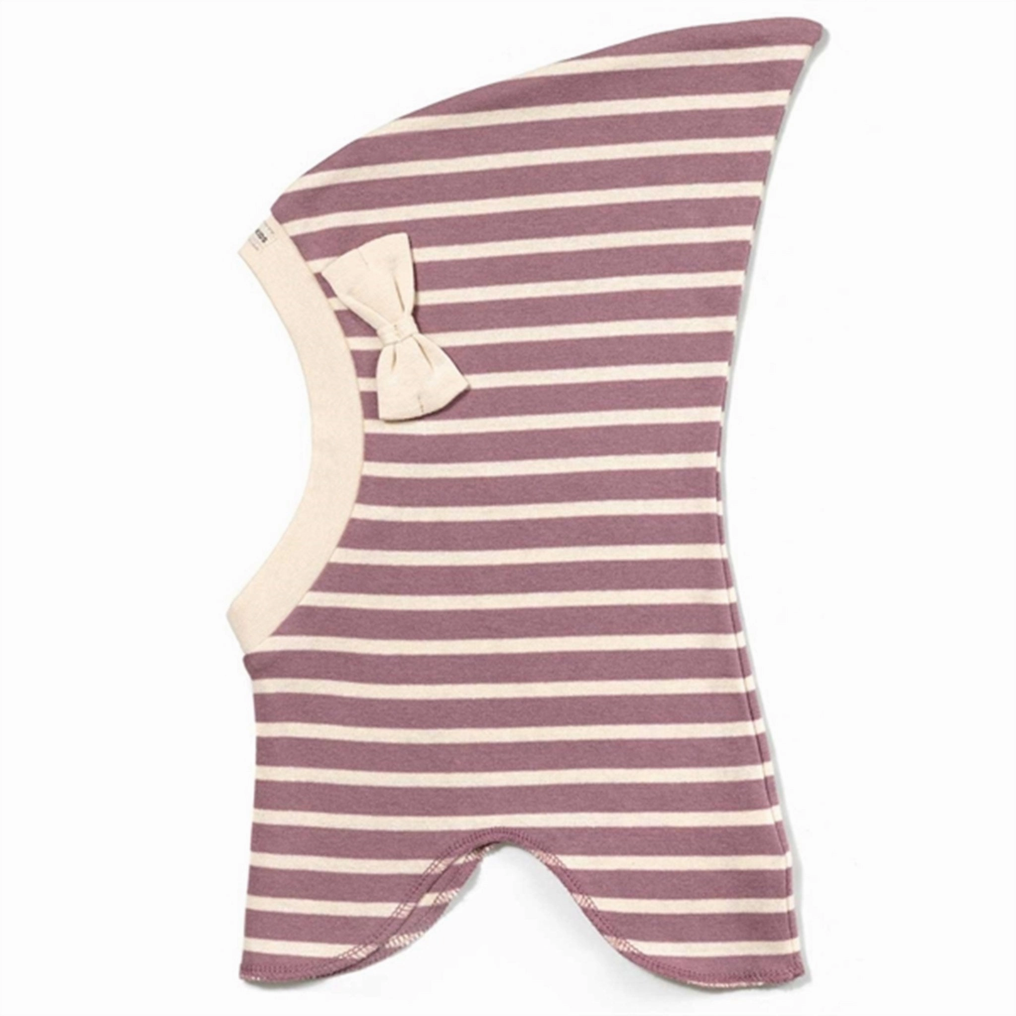 Racing Kids Balaclava Top Bow Stripe Eggshell / Dusty Purple Shop & Grab Savings Big Sale Today