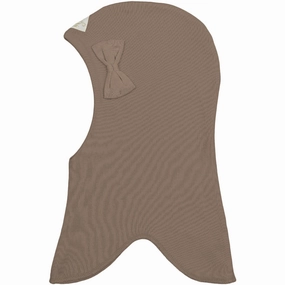 Racing Kids Brown Birch Bark Rund Balaclava Med Bow Exclusive Hot Pick
