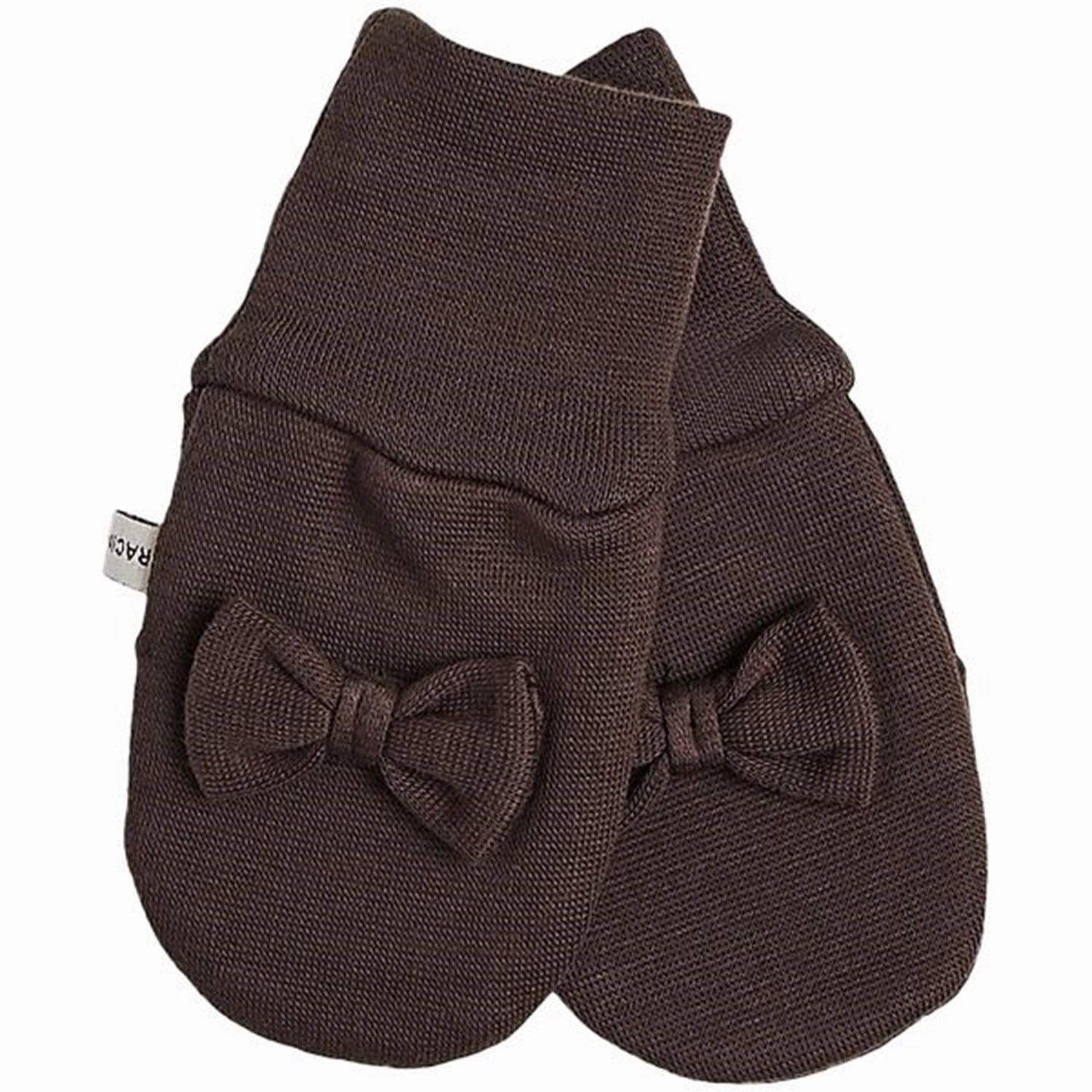 Racing Kids Mittens Baby Bow Chocolate Brown Shop the Savings