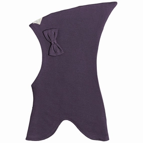 Racing Kids Nisse Balaclava With Bow 2-Layer Dark Plum Brown Today Only Hot Pick Flash Deal Alert