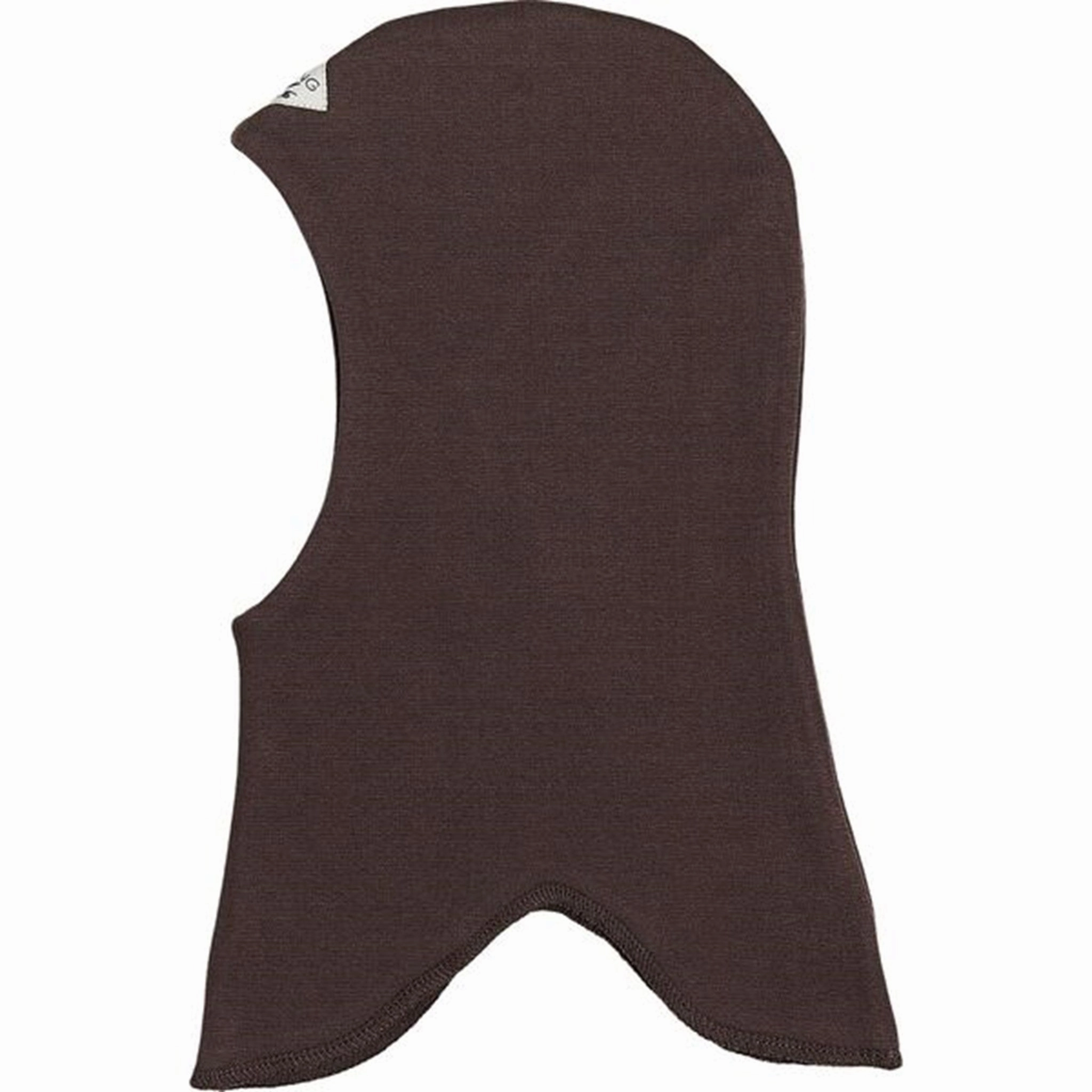 Limited Time Sale Racing Kids Round Balaclava 2-Layer Chocolate Brown