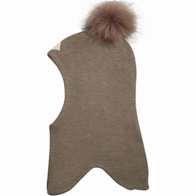 Must-Have Gift Ideas Todays Hot Savings Racing Kids Round Balaclava Light Taupe Melange