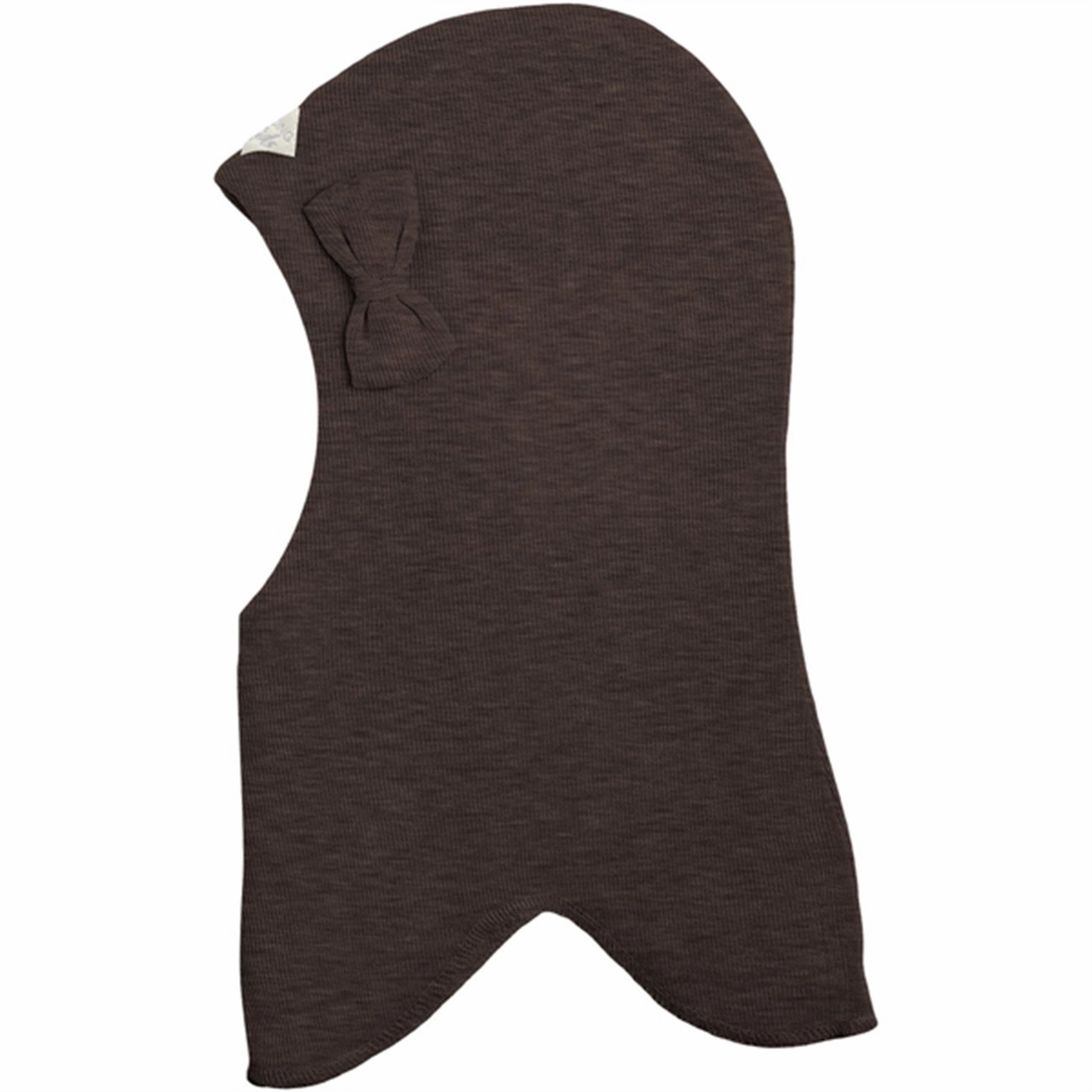 Dont Miss Hot Deals Racing Kids Round Balaclava With Bow Chocolate Melange
