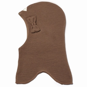 Weekend Specials Racing Kids Round Balaclava Wool/Cotton Bow Acorn