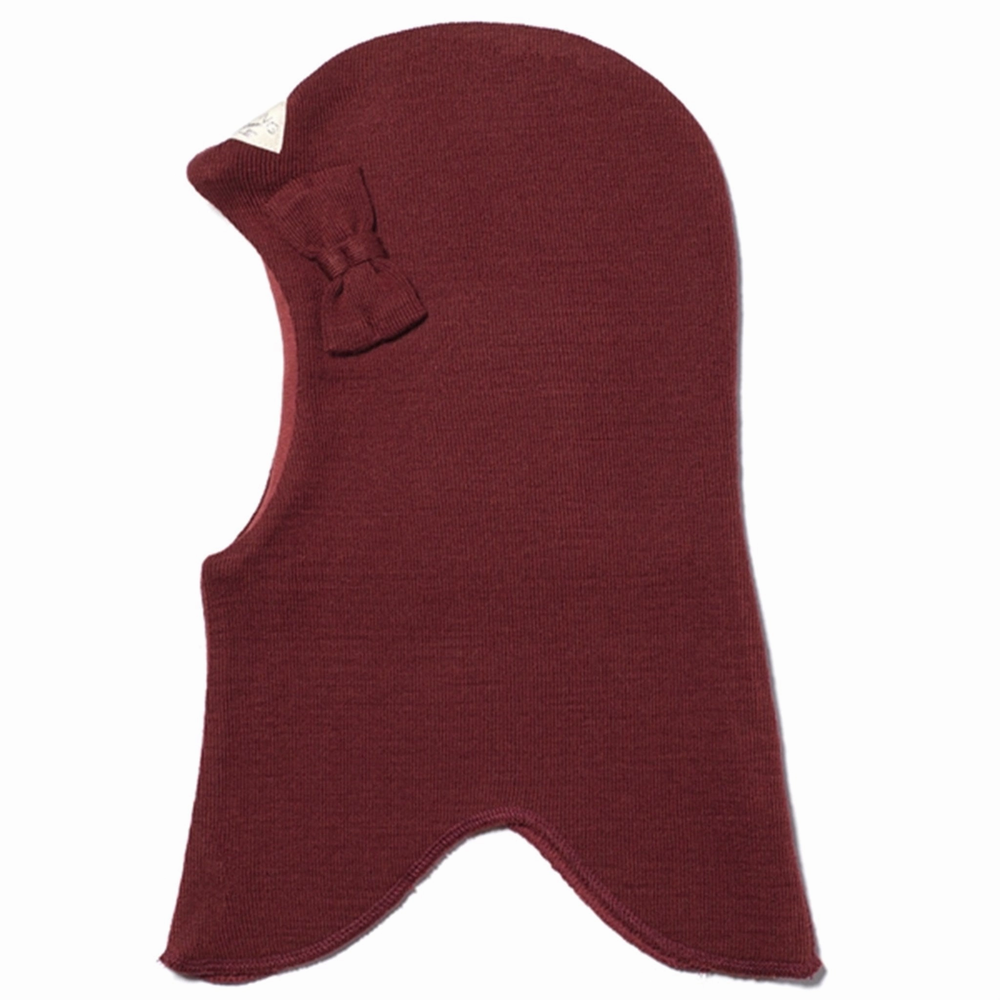 Sweet Deal Today Racing Kids Round Balaclava Wool/Cotton Bow Dark Rose