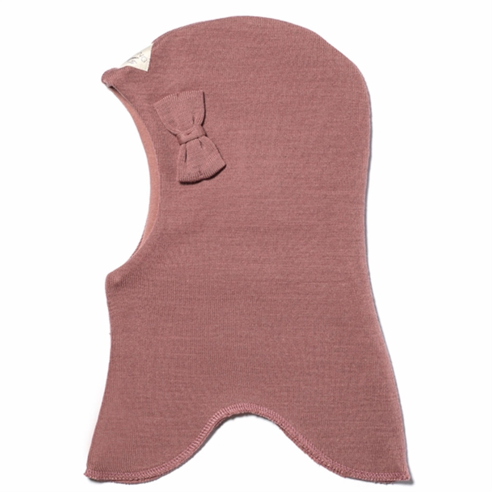 Must-Have Clearance Special Savings Today Racing Kids Round Balaclava Wool/Cotton Bow Old Rose