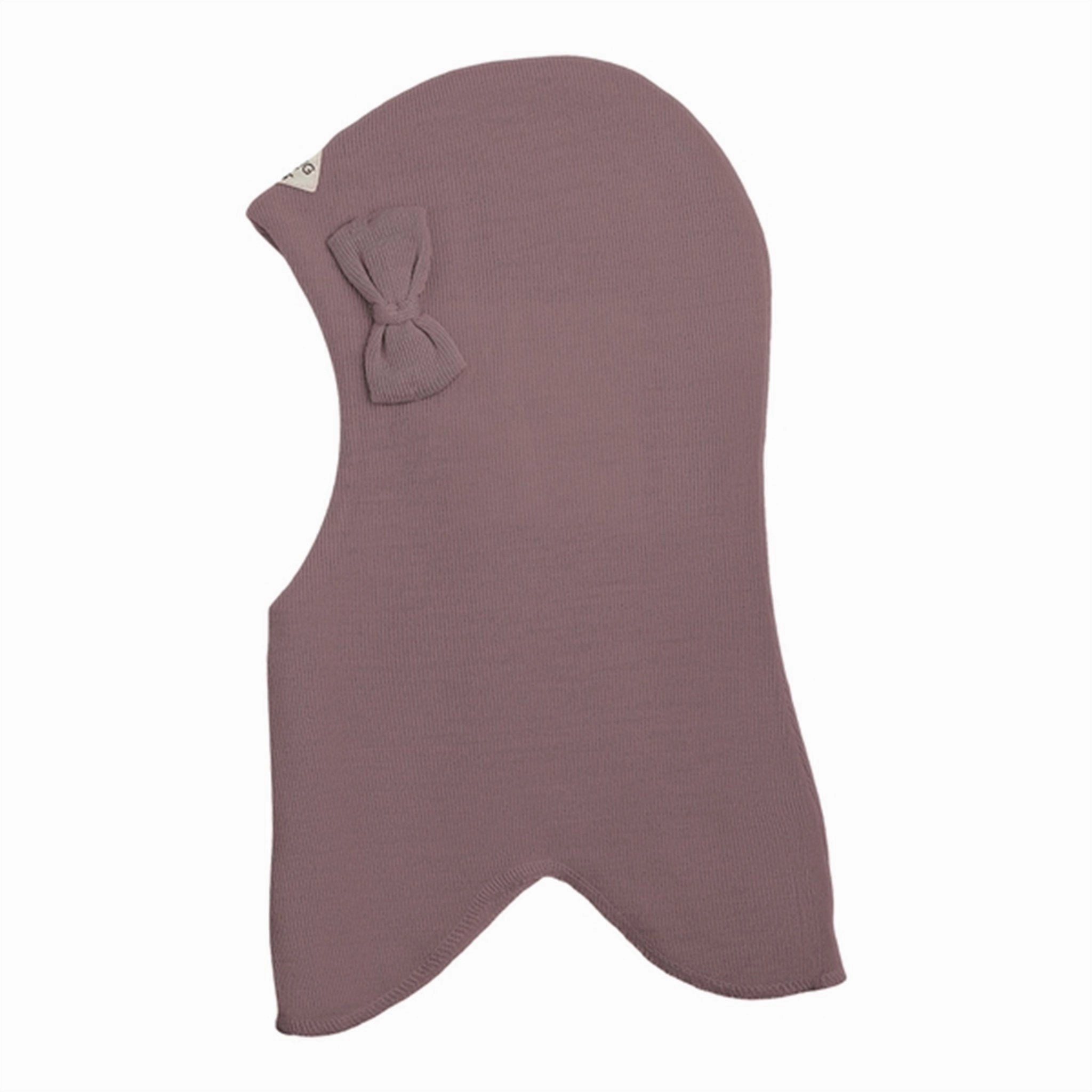 Weekend Sale Special Daily Special Offer Racing Kids Round Balaclava Wool/Cotton Round W. Bow Dusty Purple