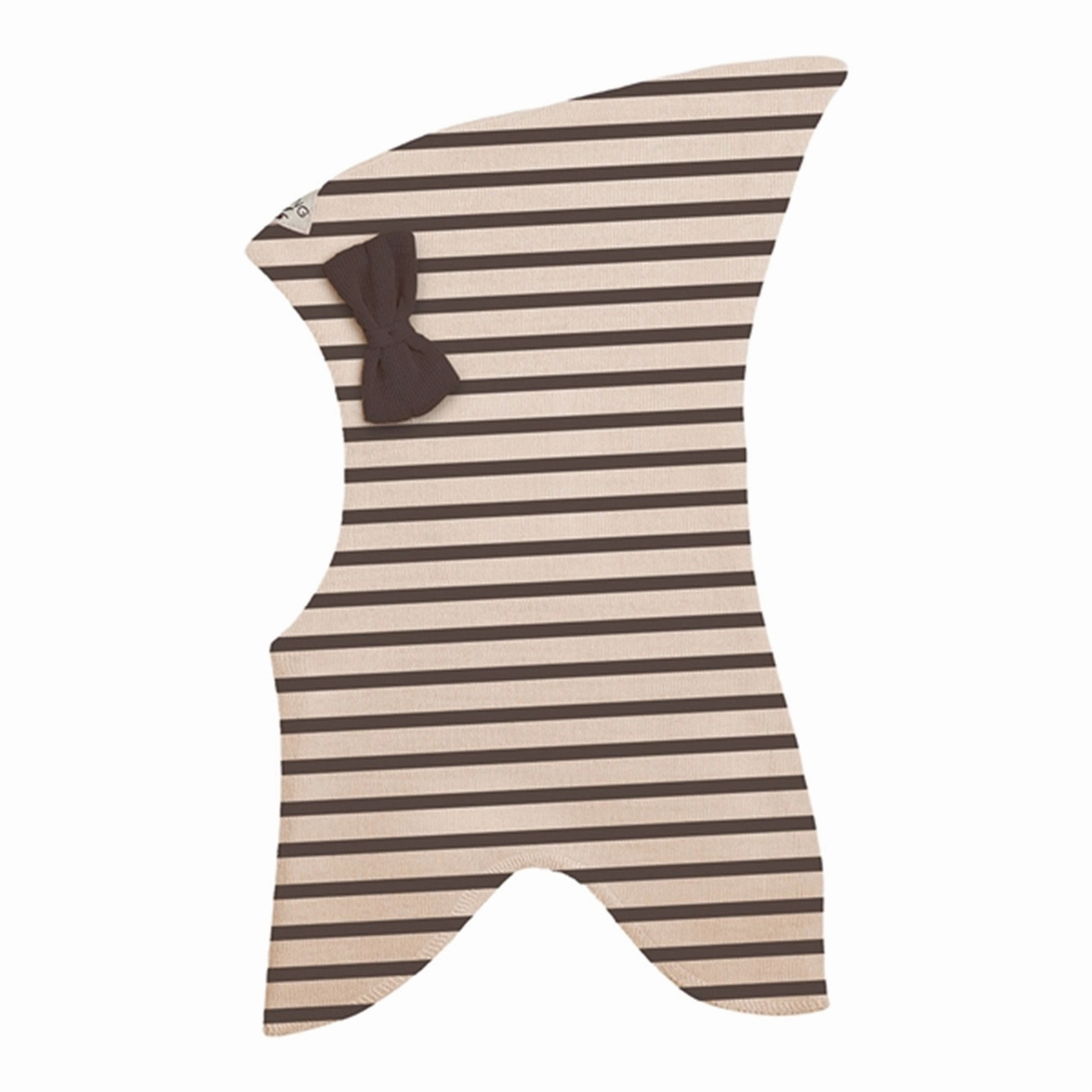 Racing Kids Top Balaclava Wool/Cotton Bow 3-Layered Chocolate Brown/Eggs Hot Deals Today Shop Hot Deals