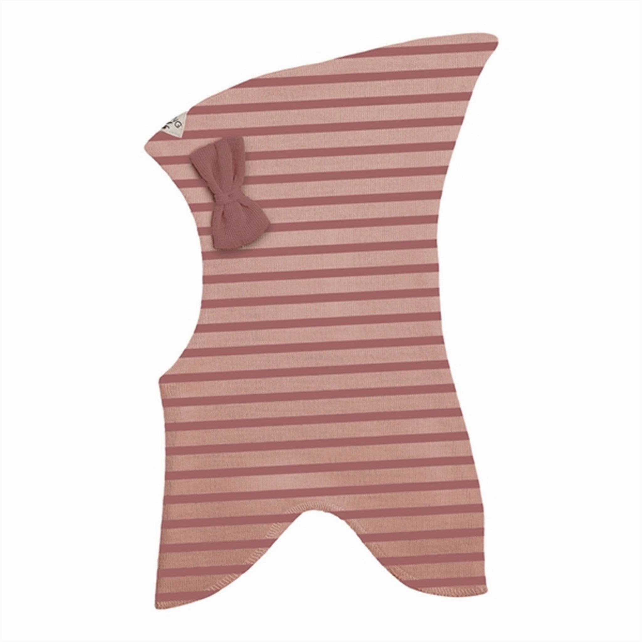 Deal of the Day Racing Kids Top Balaclava Wool/Cotton Bow 3-Layered Wild Rose/Dusty Rose