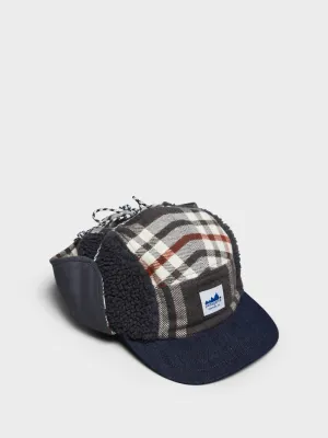Steal the Deal Now Range Earflap Cap In Catch: Ink Black