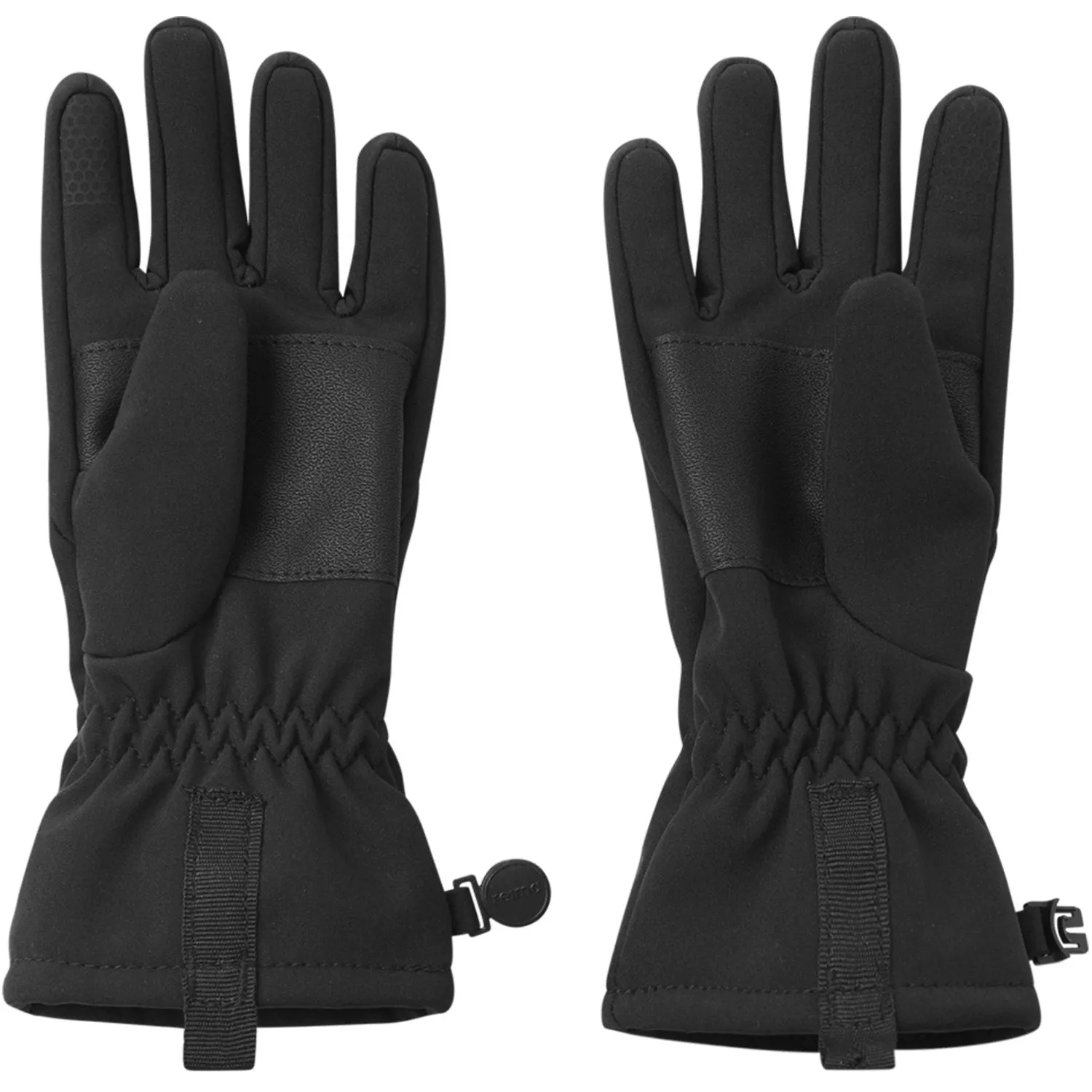 Special Occasion Discount Reima Black Tehden Black Softshell Gloves