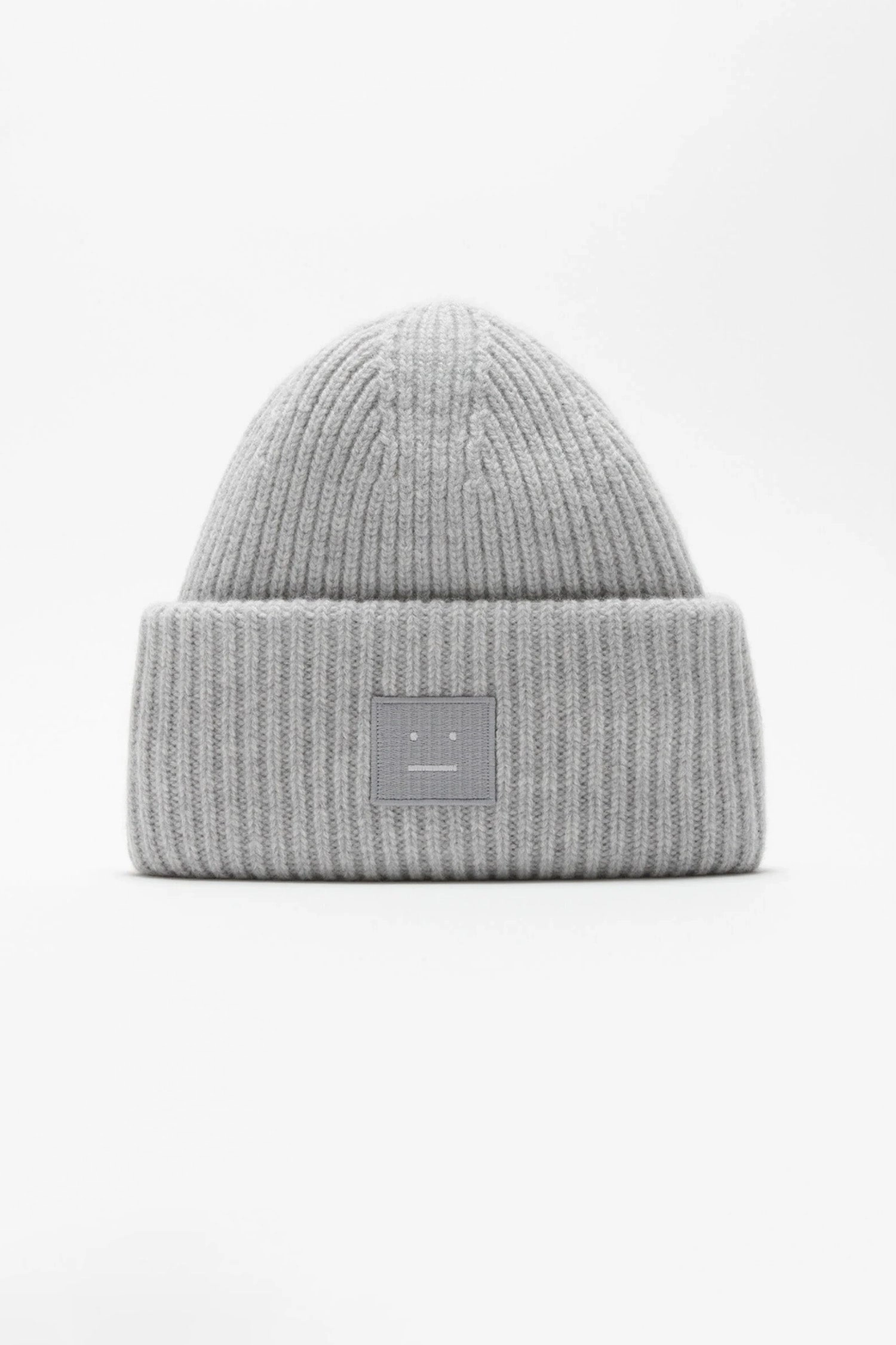 Steal Todays Offer Ribbed Knit Beanie Light Grey Melange