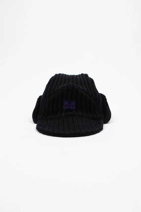 Ribbed Shooting Cap Black Must-Shop Sale Daily Special Offer