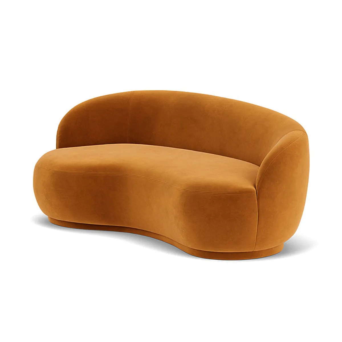 Rose Velvet 2.5 Seater Sofa (Left)