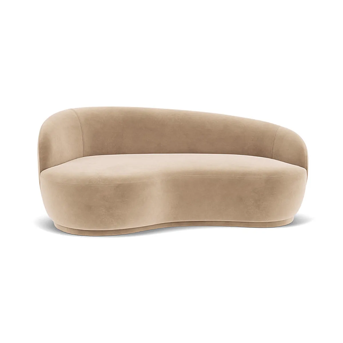 Rose Velvet 2.5 Seater Sofa (Left)