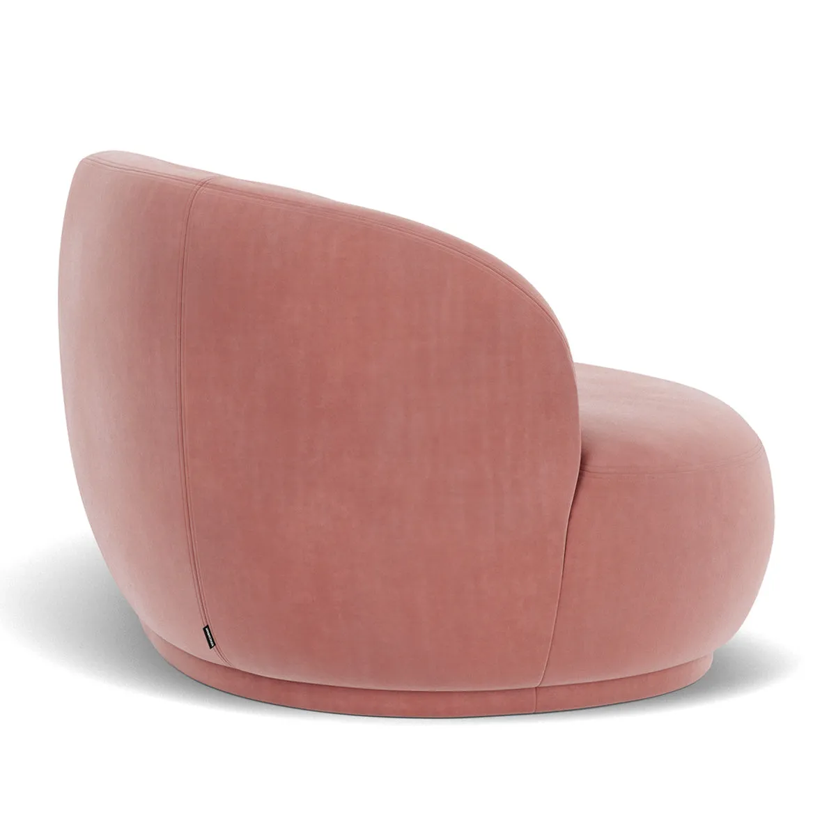 Rose Velvet 2.5 Seater Sofa (Left)