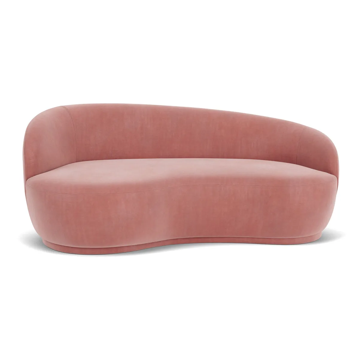 Rose Velvet 2.5 Seater Sofa (Left)