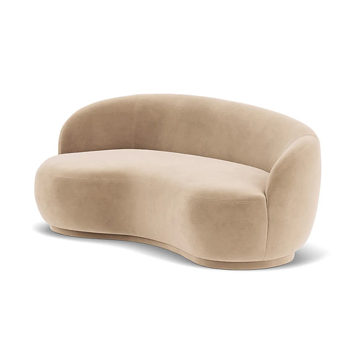Rose Velvet 2.5 Seater Sofa (Left)