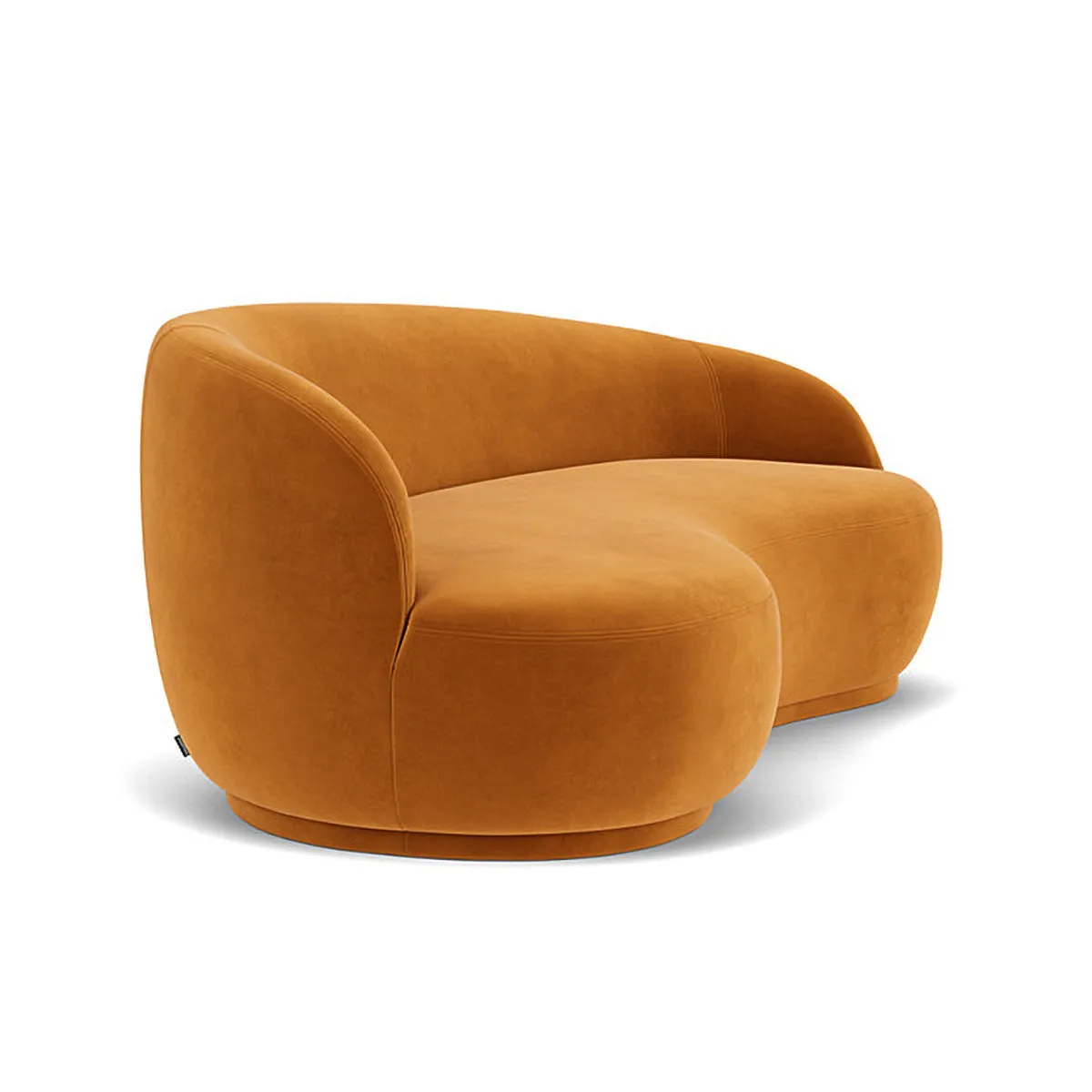 Rose Velvet 2.5 Seater Sofa (Left)