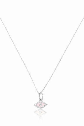 Mega Discount Event Perfect Gift Sale Rose Eye Necklace In Sterling Silver