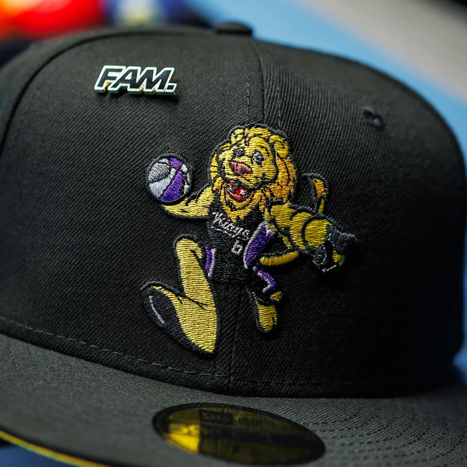 Sacramento Kings Nba Black Yellow Uv / New Era 59Fifty Fitted Cap Limited Time Hot Deal