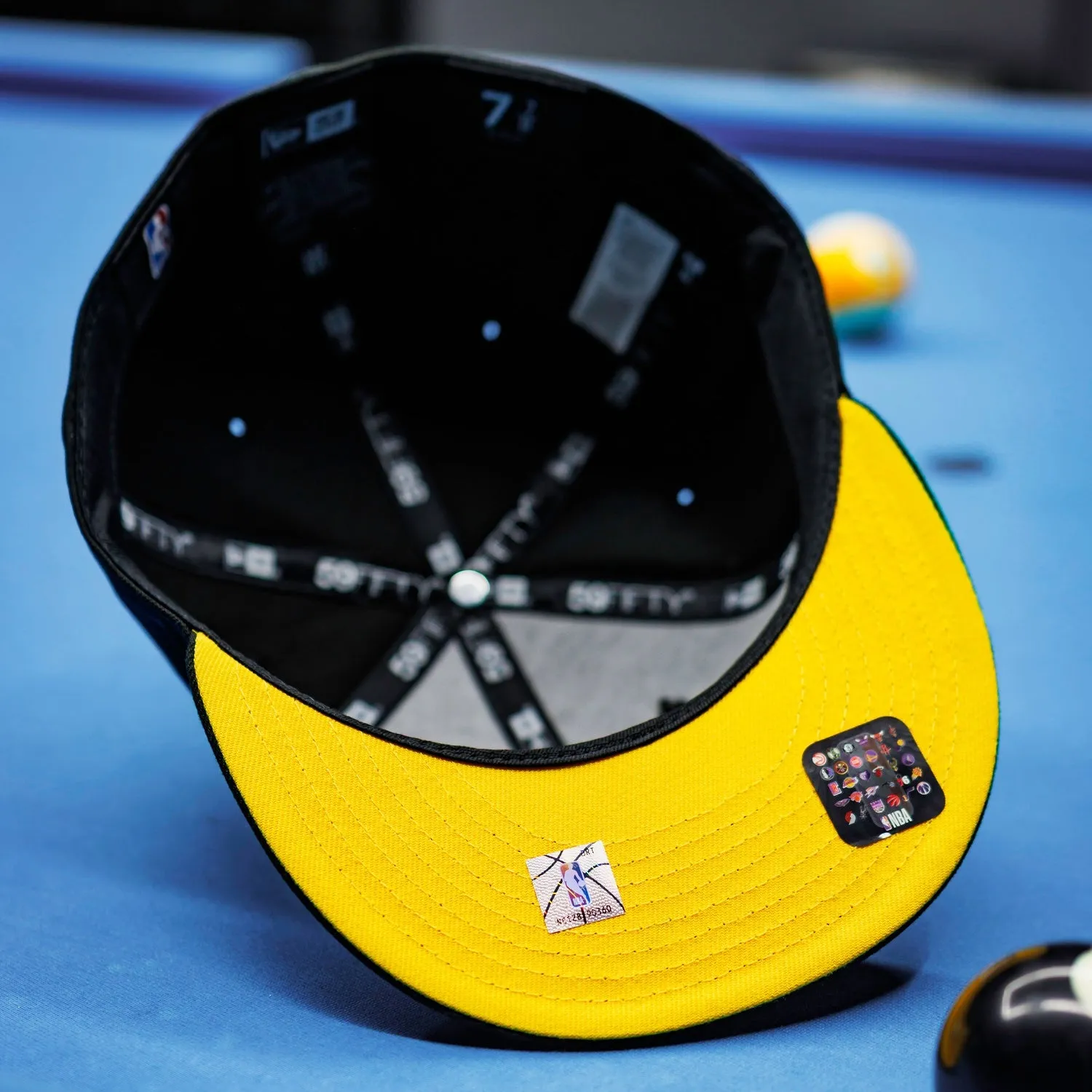 Flash Offer Today Sacramento Kings Nba Black Yellow Uv / New Era 59Fifty Fitted Cap