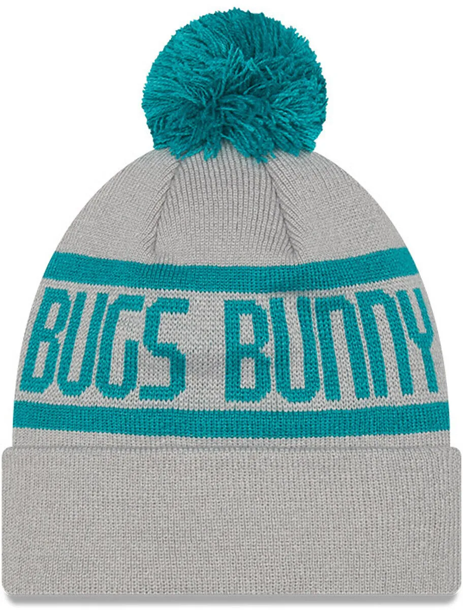 Bugs Bunny New Era Kids Looney Tunes Jake Cuff Knit Bobble Hat Hot Discount Deal
