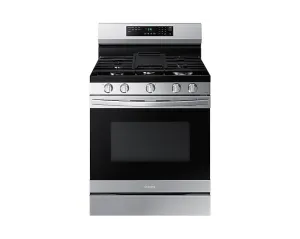 Samsung 30" Free Standing Gas Range Fan Convection 5 Burner - Stainless - NX60A6511SS/AA