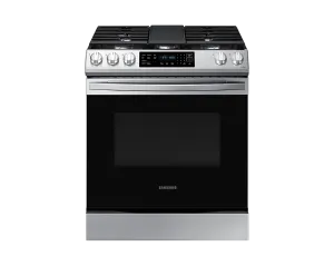 Samsung 30" Slide In Gas Range Fan Convection 5 Burner - Stainless - NX60T8311SS/AA
