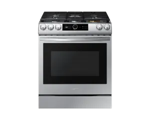 Samsung 30" Slide In Gas Range True Convection 5 Burner Wox Burner - Stainless - NX60T8711SS/AA