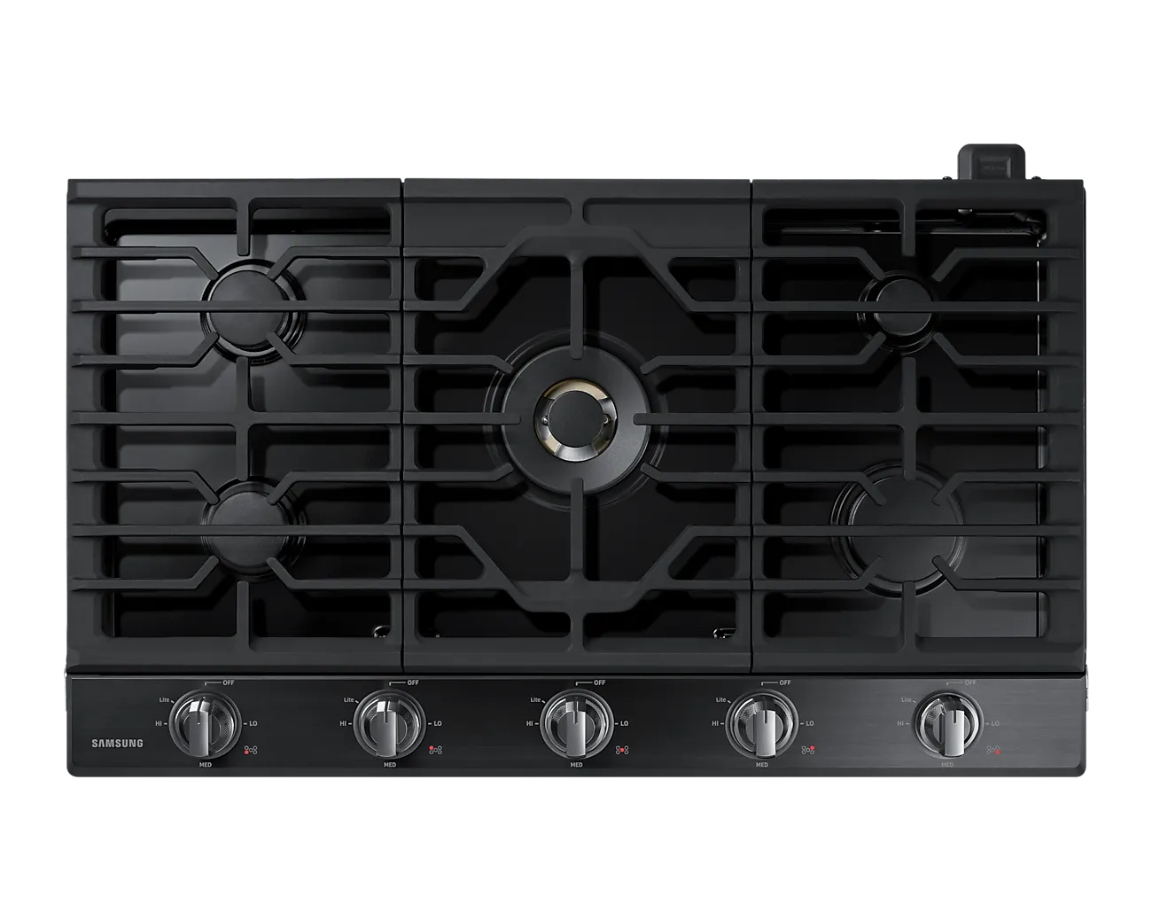 Samsung 36" Premium Plus Gas Cooktop - Black Stainless - NA36N7755TG/AA