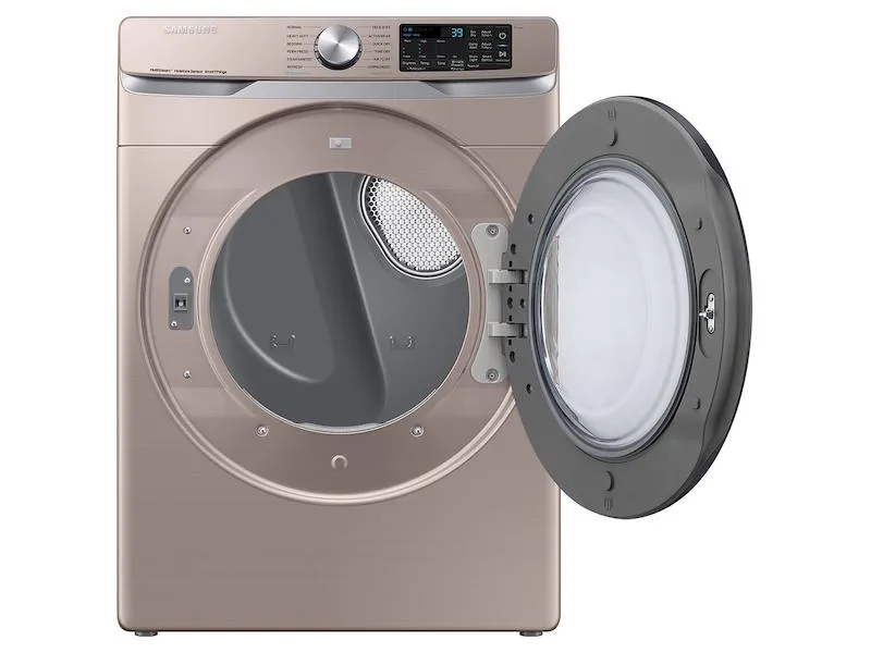 Samsung DVG45B6300C 7.5 Cu. Ft. Smart Gas Dryer With Steam Sanitize  In Champagne