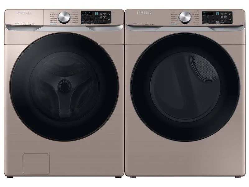 Samsung DVG45B6300C 7.5 Cu. Ft. Smart Gas Dryer With Steam Sanitize  In Champagne