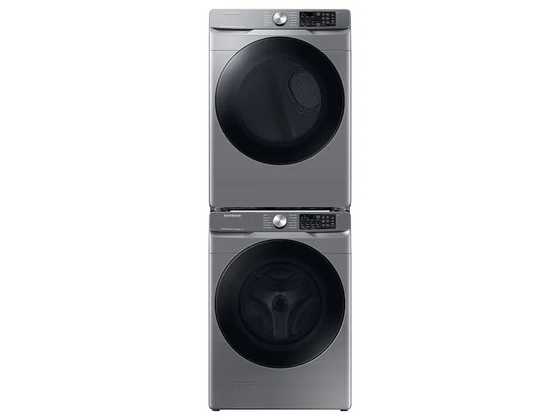 Samsung DVG45B6300P 7.5 Cu. Ft. Smart Gas Dryer With Steam Sanitize  In Platinum
