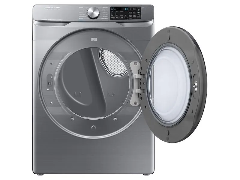 Samsung DVG45B6300P 7.5 Cu. Ft. Smart Gas Dryer With Steam Sanitize  In Platinum