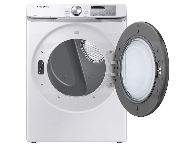 Samsung DVG45B6300W 7.5 Cu. Ft. Smart Gas Dryer With Steam Sanitize  In White