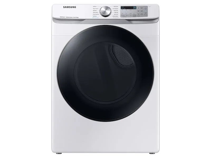 Samsung DVG45B6300W 7.5 Cu. Ft. Smart Gas Dryer With Steam Sanitize  In White