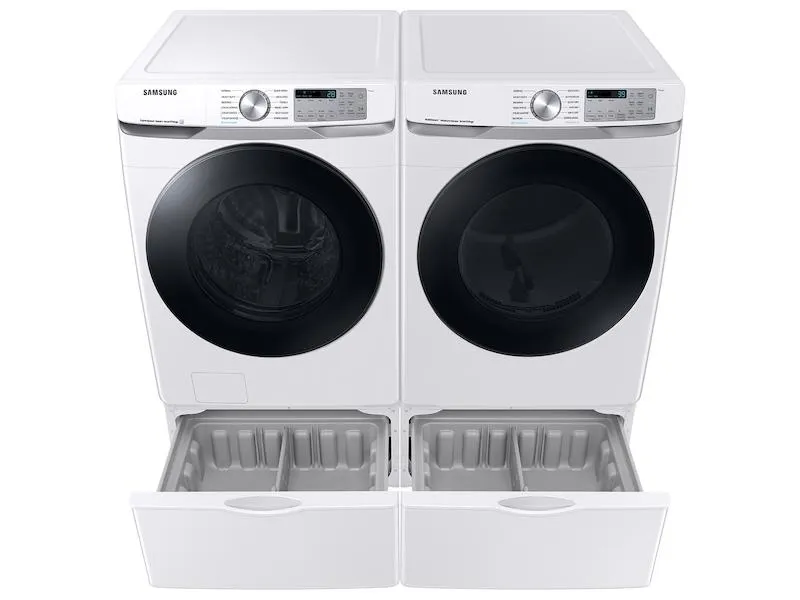 Samsung DVG45B6300W 7.5 Cu. Ft. Smart Gas Dryer With Steam Sanitize  In White