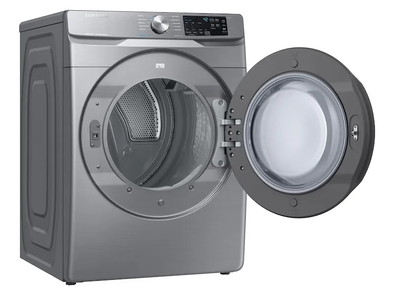 Samsung DVG45R6100P 7.5 Cu. Ft. Gas Dryer With Steam Sanitize  In Platinum