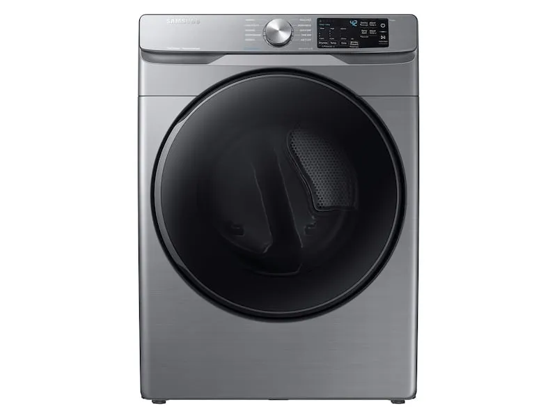 Samsung DVG45R6100P 7.5 Cu. Ft. Gas Dryer With Steam Sanitize  In Platinum